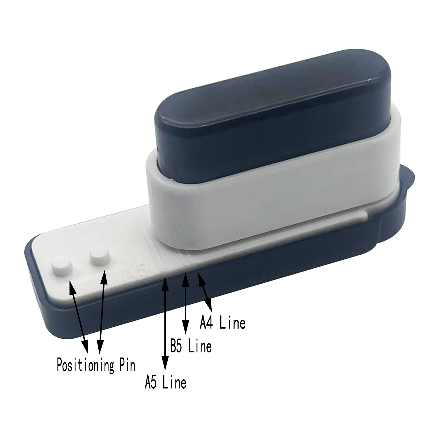 School Stationery Creation DIY Custom logo Manual Paper Hole Punch Portable Office Decorative Accessory Craft Five Hole Puncher